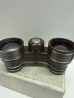 Vintage Japan Je10 Opera Glasses Binoculars Brown Chrome W  Original Box Mcm