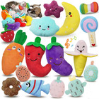 Dog Plush Squeaky Toy Bone For Small Medium Dogs Pet Chew Toy