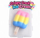 3 Pack Crispy Crack Squishy Toys Donut Butter Ice Cream Crunchy Fidget