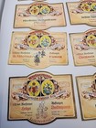 German Wine Label Lot Kurfurstenhof Weingut Winzermeifter Heinrich Seip 1960s