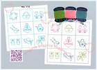 Garden  Japan Yokota Daruma Sashiko Yume Fukin Pattern Cloth 113 Or Full Set