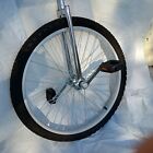 24  Unicycle  Reinforced Steel Pipe Adjustable Seat Aluminun Wheel  Barely Used