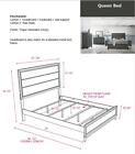 Kings Brand Furniture - Ambroise 6-piece Queen Size Bedroom Set  Grey black