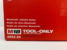 Milwaukee M18 Bluetooth 5 0 Jobsite Radio 2952-20 Am fm Stereo Speaker Ac Adapte