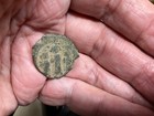 Byzantine Bronze Follis - Emperor Heraclius  610-641 Ad