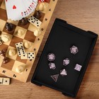 2 Pieces Magnetic Dice Game Tray Rectangle Folding Dice Rolling Tray Pu Leather 