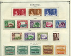Dominica Collection On Complete Scott Blue International Pages To 1940