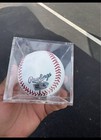 Jd Martinez   Garrett W Autographed Baseball Signed Ball In Clear Display Case