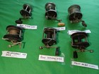 Vintage Lot Of 6 Baitcast Fishing Reels Penn  Pflueger   Monospool