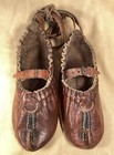 Antique 19th C  Scandinavian Reindeer Moccasins Sami Mukluks Caribou Finnish