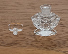 1914 Acid Etched Czech Perfume Bottle   Mini 2   