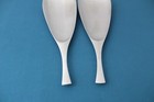 2pc Solid Serving Fork Spoon Dansk Odin Satin Stainless Germany 8 3 4 