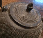 7  Vintage Japanese Nambu Beautiful Teapot Tea Kettle Tetsubin Cast Iron Ware
