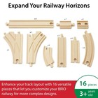 Brio World Expansion Pack Intermediate - Works With All Brio Train Sets - Fsc   