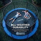 14ft Trampoline For Kids   Adults  Outdoor Trampoline With Safety Enclosure Net