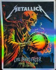 Metallica Las Vegas Sticker poster October 15th 2026 Life Burns Faster Nevada