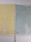 4 Vintage Tea Towels Handstitched Handmade  Grannycore Cotton Linen Kitchen Bath