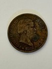 1868 Brazil 20 Reis Coin Km  474- Pedro Ii- Bronze- Red brown
