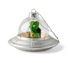 New Christmas Ufo Flying Saucer Space Alien Extra-terrestrial Holiday Ornament
