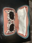 Gucci Snakeskin Sunglasses With Gray Lenses Unisex