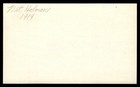 Nat Holman Celtics Basketball Signed Index Card Auto Jsa Pre-cert  ca6571