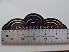 Evanescence Script Logo Sticker  6x2 3 8   C d Visionary  Rare Rock Band Decal