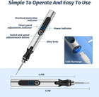 Electric Engraving Pen With 34bits  Ultimate Cordless Portable Tool   Artists  D