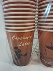 40 -12oz Cups With Lids New - Coffee Cups - 12 Ounce Paper Hot Cup Disposable