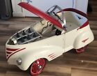 Vintage Style Gendron Pedal Car Working Headlights - Opening Hood -