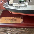 Famm Texaco Chevron New York Tanker Scale 1 474  W  Box Cold Cast Resin 2002 Vtg