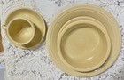Fiestaware Yellow 5 Piece Place Setting Fiesta Dish Set Retired Pale Yellow