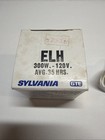 Sylvania Elh 300w 120v Tungsten Halogen Gte Projector Lamp Bulb Ave 35 Hr Vtg Os