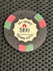 Vintage Sahara Hotel Casino Del Webb s Las Vegas Nevada  100 Chip
