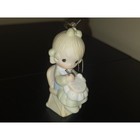 Precious Moments Mother Sew Dear Miniature Ornament 1983 E-0514 Cross Mark Box