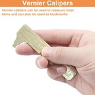 80mm Pocket Vernier Caliper Brass Mini Ruler Mm inch Sliding Gauge