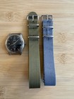 Vintage Hmt    ranchero    Black Dial Military Watch 35mm Rare