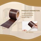 Audvln Wood Grain Repair Tape  2  X 32ft Self Adhesive Tape 2 0 In  Walnut 