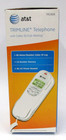 New At t White Trimline Telephone Caller Id   Call Waiting W  13 Number Memory