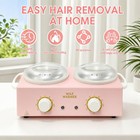 Wax Warmer For Hair Removal  Professional Waxing Heater Pot With Adjustable T   