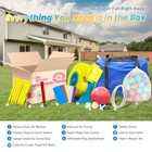 Kids Inflatable Bounce House Castle With Slide Ball Pit Jump Bouncer For Kids