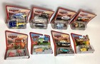 Lot Of 8 Nib Disney   Pixar The World Of Cars Lizzie  Yeti  Tow  Andretti   More