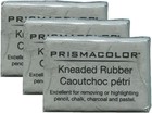 Creative Kneaded Rubber Erasers In Grey - Ideal For Shading   Blending - 3 Pack