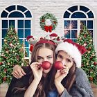 Christmas Backdrop For Photography Fireplace Backdrop With Socks Christmas Tree 