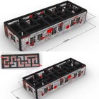 Inflatable Halloween Haunted House With Roof Inflatable Labyrinth Maze Game