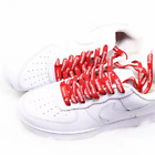 Supreme Flat Shoe Laces Pair Red Premium Af1 Unisex Men Women 8mm X 120cm