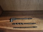 Set Of 3 Vintage Drill Bits - Stanley Expansive Micro Adjust Usa 