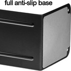  Metal Bookends  Jumbo Size 9  H X 4  W X 4-1 2  D  Non-skid Book Stand 