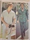 Vintage Sewing Pattern Mens Safari Suit 1970s Leisure Suit