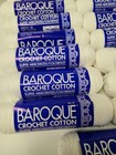 Nos Lot Of 17 Baroque 100  Cotton Crochet Thread Yarn White 158 400 Yards 37148