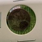 1873 Three Cent Nickel Vf45 Very Nice Coin Free Shipping
